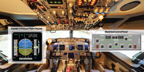 Malindo Air Boeing 737-800NG cockpit — VR Learning module by Fresnel